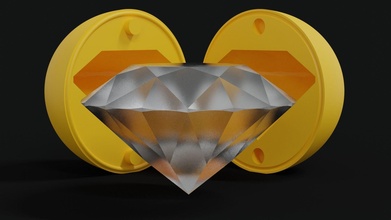 diamant schimmel sj 3dprinter hausgemacht verstaubt gießen kunst seife hobby diy hand werkzeuge 3d print model - Mito3D