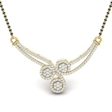 collier de diamant dames bijoux le des colliers d'argent or imprimable 3d print model - Mito3D