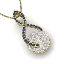diamant pendentif mariage engagement bijou bijoux imprimable argent or sterling fleur Collier brillant platine luxe précieux pendentifs délicat colliers 3d print model - Mito3D