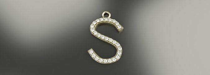 diamant pendentif or argent platine luxe bijoux initiale sterling 10k améthyste péridot diamants gemmes rond imprimable pendentifs 3d print model - Mito3D