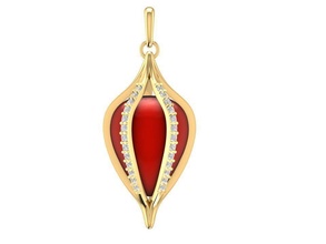 diamond pendant pretty women 1872 jewelry fashion accessories gold man men woman unisex design fengshui wedding ring pendants 3d print model - Mito3D