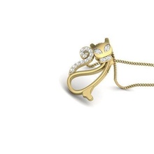 diamond pendant women jewelry fashion accessories gold woman design spider web pendants silver printable apparel webcam 3d print model - Mito3D