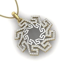 diamante pendente donne gioielleria moda Accessori oro donna design ciondoli argento stampabile squillare sterlina calzature 3d print model - Mito3D