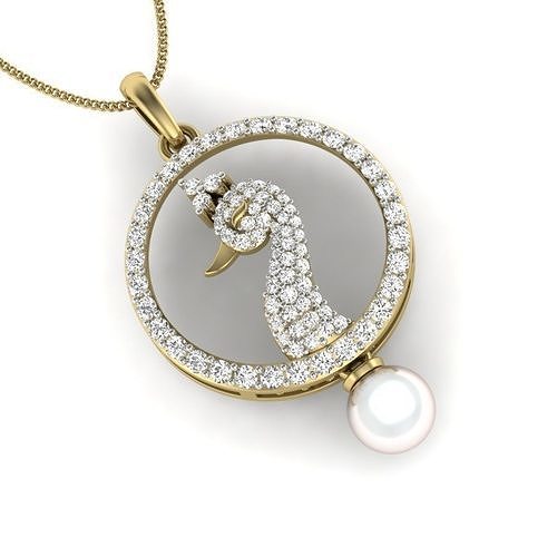 diamond pendant women jewelry fashion accessories gold woman design fengshui pendants silver printable ring sterling footwear interior necklace engagem 3D print model - Mito3D