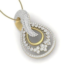 diamante pingente mulheres joalheria moda acessórios ouro mulher Projeto feng shui pingentes prata imprimível anel esterlina calçados interior colar engagem 3d print model - Mito3D