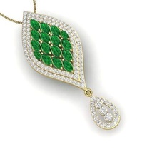 diamant pendentif femmes bijoux mode accessoires or femme conception feng shui cœur pendentifs argent imprimable bague sterling Humain bijou 3d print model - Mito3D