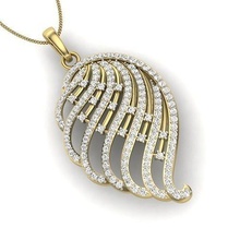 Diamant Anhänger Frauen Schmuck druckbar Juwel Gold Silber Hochzeit Sterling Weiß brillant Platin Luxus wertvoll Halskette Herz 3d print model - Mito3D