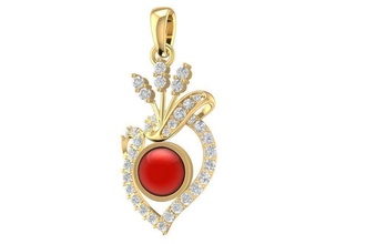 diamant pendentif femmes 1901 bijoux mode accessoires or homme Hommes femme unisexe conception feng shui anneaux 3d print model - Mito3D
