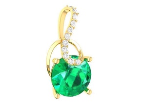 diamond pendant women 237 jewelry fashion accessories gold man men woman unisex design fengshui pendants 3d print model - Mito3D