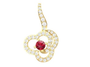 diamond pendant women 251 jewelry fashion accessories gold man men woman unisex design fengshui pendants 3d print model - Mito3D