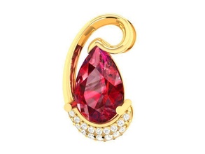 diamond pendant women 268 jewelry fashion accessories gold man men woman unisex design fengshui pendants 3d print model - Mito3D
