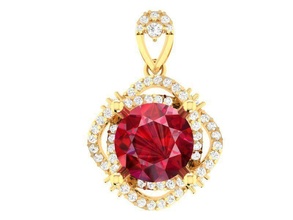 diamond pendant women 271 jewelry fashion accessories gold man men woman unisex design fengshui pendants 3d print model - Mito3D