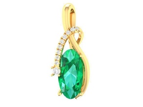 diamond pendant women 278 jewelry fashion accessories gold man men woman unisex design fengshui pendants 3d print model - Mito3D