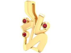 diamante pendente donne 298 gioielleria moda Accessori oro uomo uomini donna unisex design feng shui ciondoli 3d print model - Mito3D