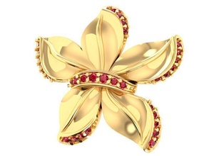 diamante pingente mulheres 299 joalheria moda acessórios ouro mulher projeto feng shui pingentes 3d print model - Mito3D