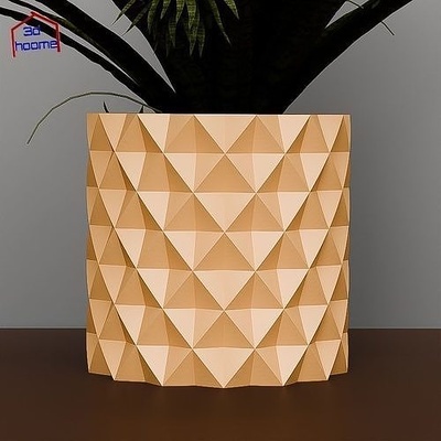 diamond planter-1 planter plant pot succulent decor decorative decoration art house home vase flower vasemode 3dhoome gift 3d print model - Mito3D