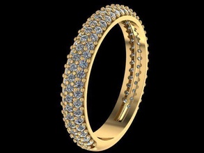 Diamant Ring Verschmelzung Platin Luxus Schmuck Rubin druckbar Gold Juwel engagem brillant Engagement Mode Schönheit Silber Ringe 3d print model - Mito3D