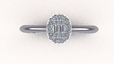 Diamant Ring Platin Hochzeit Schmuck Zubehörteil Mode Silber Juwel brillant Gold Saphir Schönheit Engagement Kleidung Ohrring Rubin Design Armband Ringe 3d print model - Mito3D