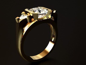diamond ring jewelry diamond ring diamondring squarediamond trianglediamond square triangle silver gold jewelry rings