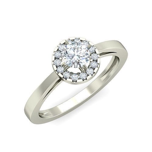 diamante squillare platino gioielleria gemma prezioso carati Fidanzamento lusso splendente matrimonio accessorio anelli argento brillante stampabile gioiello cromo oro 3D print model - Mito3D