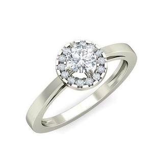 diamante anillo platino joyería joya precioso quilate compromiso lujo brillante matrimonio accesorio anillos plata imprimible cromo oro 3d print model - Mito3D