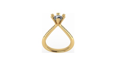 Diamant-ring Schmuck gold Kunst Platin Silber sterling gem bedruckbar ist Mode-ring gold-ring prototyping deco Juwel Luxus genial engagement ring Saphir diamant vintag Ringe 3d print model - Mito3D