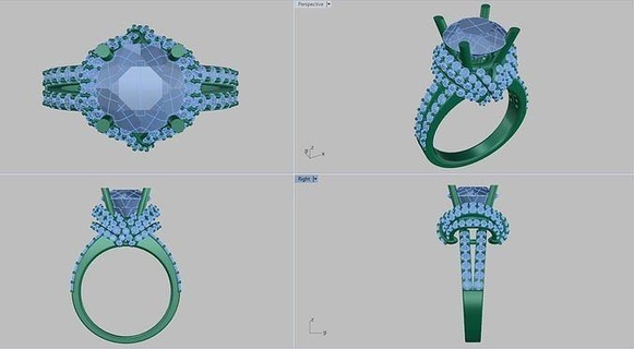 diamant bague Nouveau ringnew modèlenouveau bijouxnouveau bijouxdiamant Ding Dong menring femmes or argent animal 2020model 2021girl garçon mariage gemme bijoux anneaux mode brillant 3d print model - Mito3D