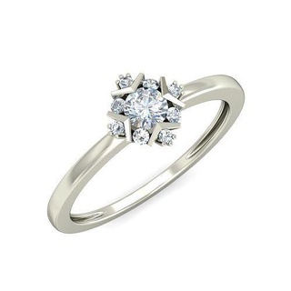 diamante anillo joyería joya oro imprimible plata anillos Boda compromiso platino brillante libra esterlina Moda 3d print model - Mito3D
