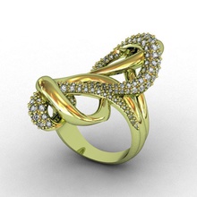 Diamant-ring Schmuck weiblich Mädchen Frau design jewelwry 3dprint stereoliteography Nashorn 3dstudio 3dmodel solidscape gold Silber diamond gem ring Juwel Mode Ringe 3d print model - Mito3D