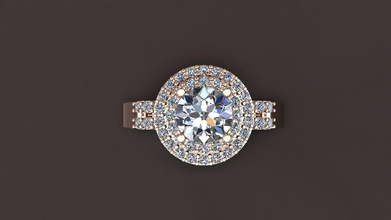 diamante anillo joyería joya platino lujo quilate boda oro plata moda dedo brillante belleza zafiro diamante rubí droplight vestir anillos 3d print model - Mito3D