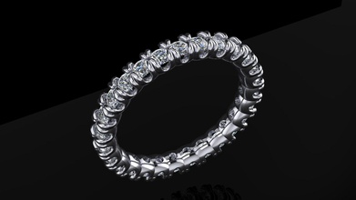 Diamant-ring ring Schmuck gold Silber diamond Juwel engagement Hochzeit gem Mode-ring gold-ring engagem Mode-Schönheit solitair rhino Anhänger Ringe 3d print model - Mito3D