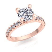anello di diamanti gioielli gioiello matrimonio fidanzamento stampabile diamante argento oro engagem d'oro moda la sterlina bianco zaffiro e bellezza anelli 3d print model - Mito3D