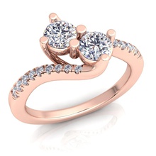 anillo de diamante la joyería joya boda compromiso el plata oro engagem moda sterling y belleza collar cad blanco brillante los anillos 3d print model - Mito3D