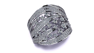 diamant bague or bijoux argent bijou mariage engagement gemme mode engagem beauté saphir rubis rhinocéros 3d print model - Mito3D