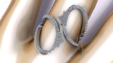 diamond ring jewelry gold silver jewel jewellery wedding engagement gem fashion engagem beauty ruby sapphire pendant necklace rhino rings 3d print model - Mito3D
