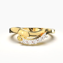 anello di diamanti diamante dailyware stampabile moda abbigliamento la sterlina gioiello brillante lusso preziosi lucente bellezza oro bianco disco platino e carati gioielli anelli 3d print model - Mito3D