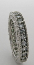 anello di diamanti gioielli oro matrimonio foglie 3d modello diamante naturale esclusivo anelli la pietra brillante i tagli stampabile 3d print model - Mito3D