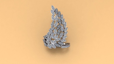 diamante squillare anelli oro gioielleria argento gioiello nozze Fidanzamento gemma platino engagement moda bellezza zaffiro rinoceronte 3d print model - Mito3D