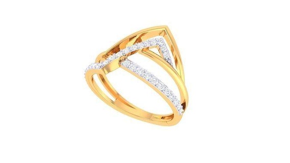 elmas yüzük 18 yüzükler düğün nişan mücevher yazdırılabilir altın takı gümüş platin lüks değerli 3d print model - Mito3D