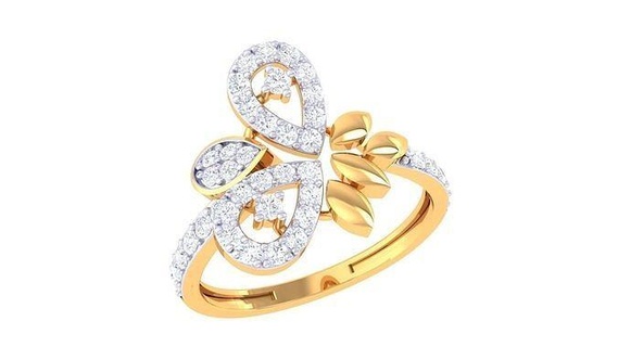 diamante anillo 25 anillos Boda compromiso joya joyería imprimible oro plata platino lujo precioso 3d print model - Mito3D