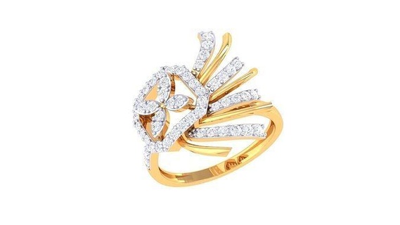 diamond ring - 27 rings wedding engagement jewel jewellery printable gold jewelry silver platinum luxury precious 3d print model - Mito3D