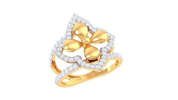 elmas yüzük 28 yüzükler düğün nişan mücevher yazdırılabilir altın takı gümüş platin lüks değerli 3d print model - Mito3D