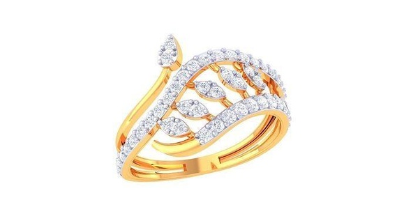 diamond ring - 36 rings wedding engagement jewel jewellery printable gold jewelry silver platinum luxury precious 3d print model - Mito3D