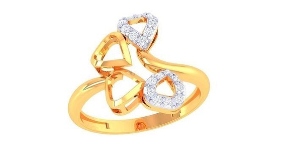 diamond ring - 440 rings wedding engagement jewel jewellery printable gold jewelry silver platinum luxury precious 3d print model - Mito3D