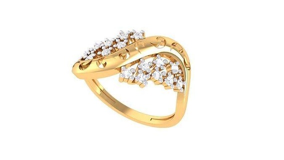 diamond ring - 73 rings wedding engagement jewel jewellery printable gold jewelry silver platinum luxury precious 3d print model - Mito3D