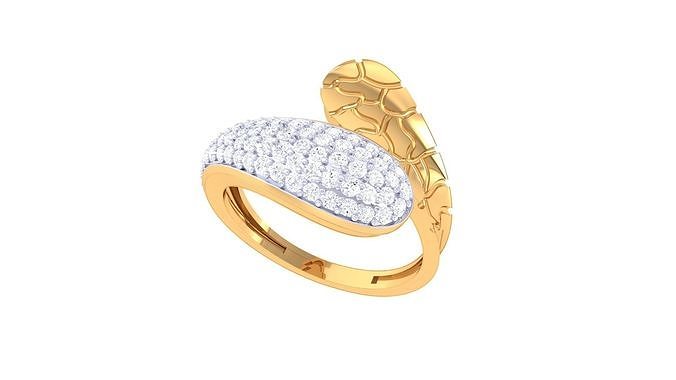 diamond ring - 77 rings wedding engagement jewel jewellery printable gold jewelry silver platinum luxury precious 3D print model - Mito3D