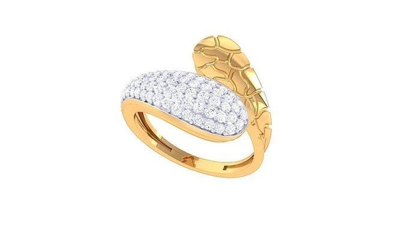 diamante squillare 77 anelli nozze Fidanzamento gioiello gioielleria stampabile oro argento platino lusso prezioso 3d print model - Mito3D