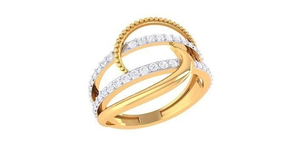 Diamant Ring 89 Ringe Hochzeit Engagement Juwel Schmuck druckbar Gold Silber Platin Luxus wertvoll 3d print model - Mito3D