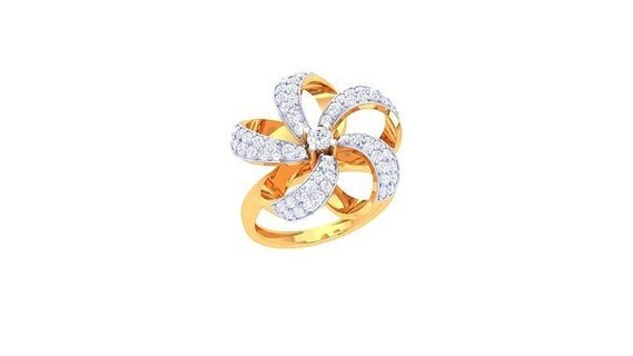 diamond ring - 92 rings wedding engagement jewel jewellery printable gold jewelry silver platinum luxury precious 3d print model - Mito3D