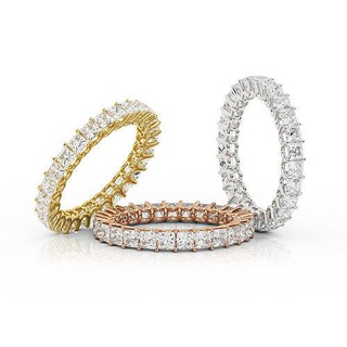 diamond ring 014 jewelry silver printable jewellery fashion gem wedding engagement brilliant engagem ruby sapphire gold cuban rings diamondring 3d print model - Mito3D